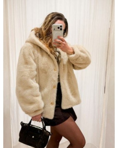 Sac à anses - Marron - Croute de cuir de vachette