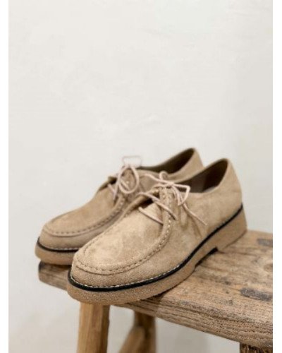 Derbies femme taupe – Élégance et confort au quotidien