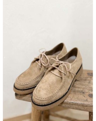 Derbies femme taupe – Élégance et confort au quotidien