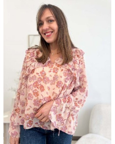 Blouse fluide fleurie