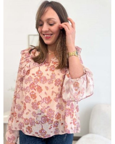 Blouse fluide fleurie