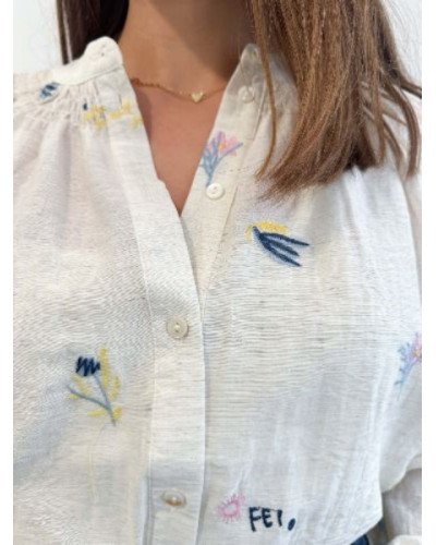 Chemisier broderie 