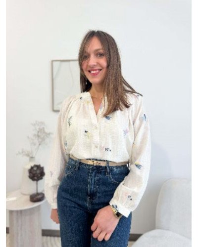 Chemisier broderie 