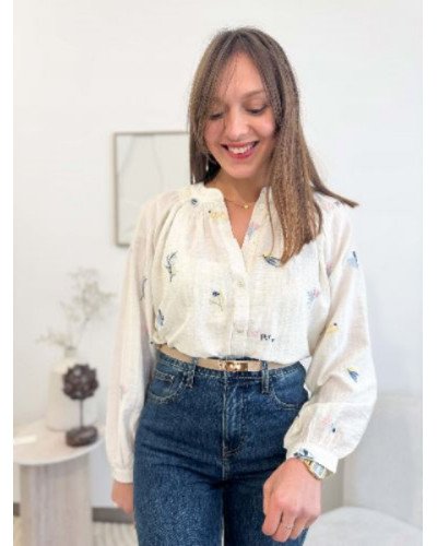 Chemisier broderie 