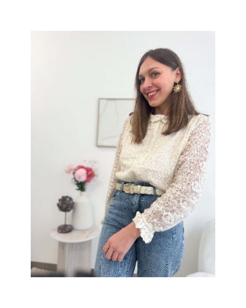 Chemisier dentelle