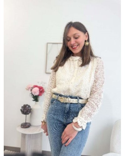 Chemisier dentelle