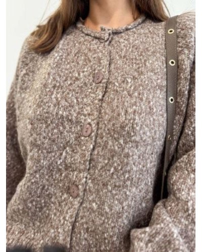 Gilet marron vintage