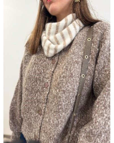 Gilet marron vintage