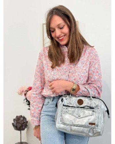 Chemisier style liberty rose