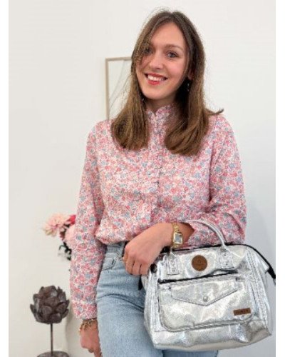 Chemisier style liberty rose