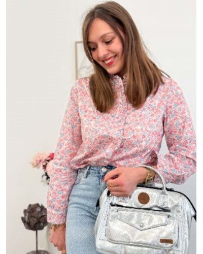 Chemisier style liberty rose