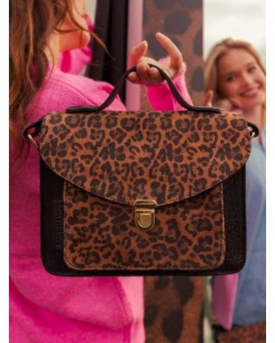 Sac Paul Marius Mademoiselle George | Léopard Noir