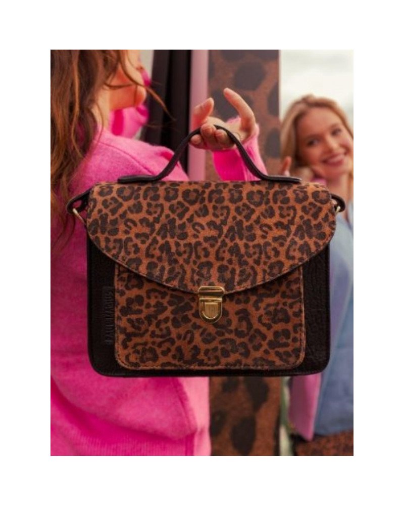 Sac Paul Marius Mademoiselle George | Léopard Noir