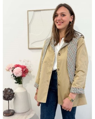 Veste imper réversible