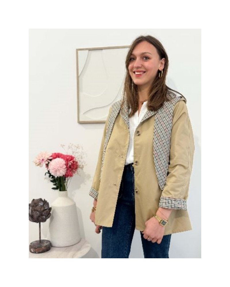 Veste imper réversible
