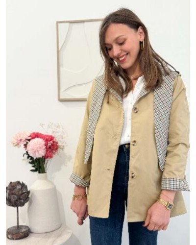 Veste imper réversible