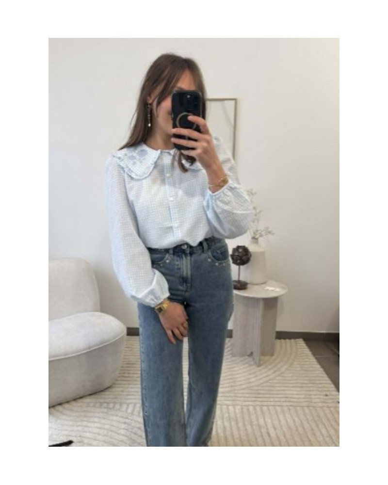 Jean straight à clous