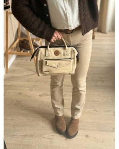 Sac crossbody Andenne beige mat – Élégant et pratique - CABAIA