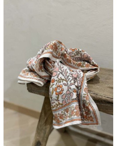 Foulard Delhi Brique 100 cm