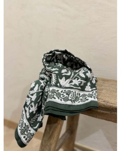Foulards indiens en coton aux couleurs vives – Style ethnique chic