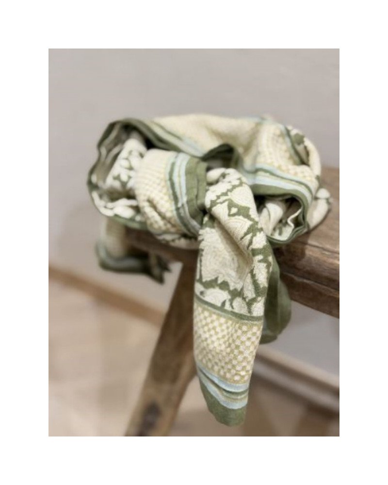 Foulard indien - Chandra green