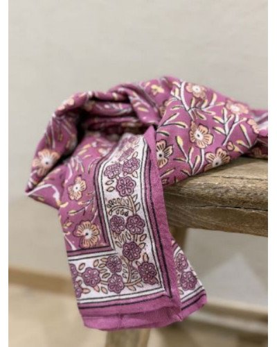 Foulard Bellis Poudré - 100cm