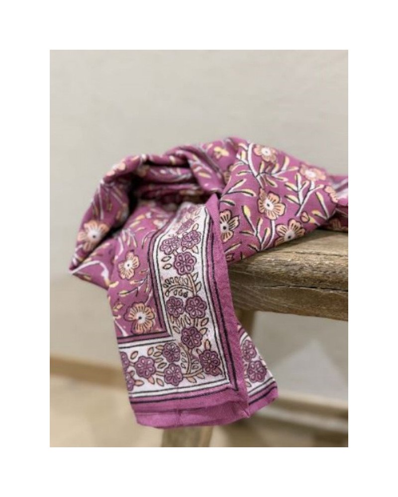 Foulard Bellis Poudré - 100cm