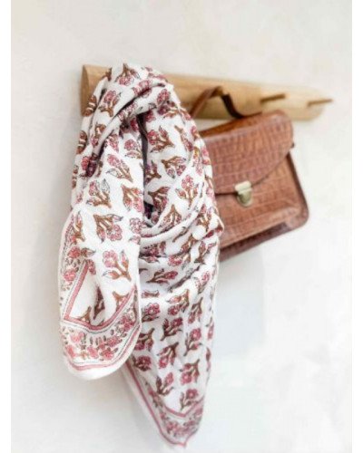 Foulard Lise Brown 100 cm