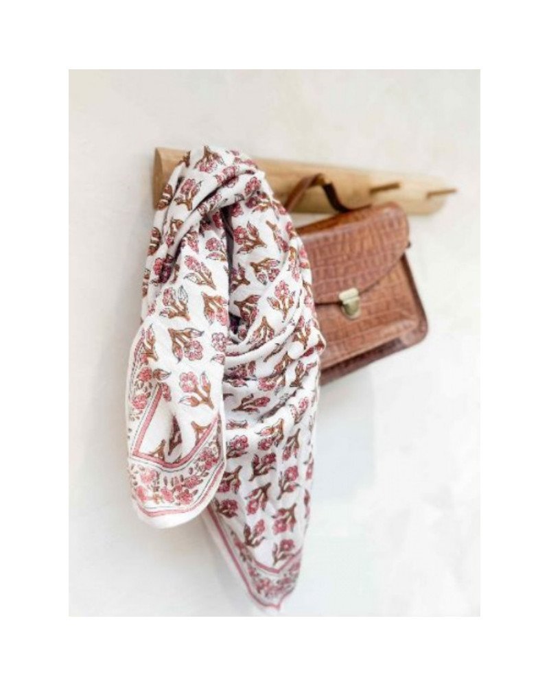 Foulard Lise Brown 100 cm