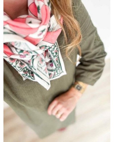 Foulards indiens en coton colorés – Accessoires légers et tendance