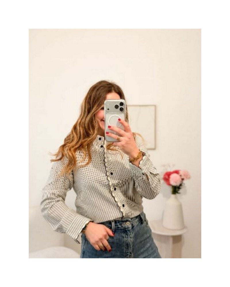 Blouse rayée Constance – Style élégant et livraison rapide