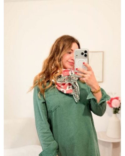 Foulards indiens en coton colorés – Accessoires légers et tendance