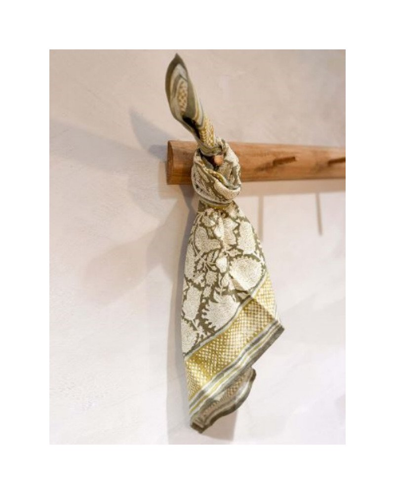 Foulard - Iris feuille