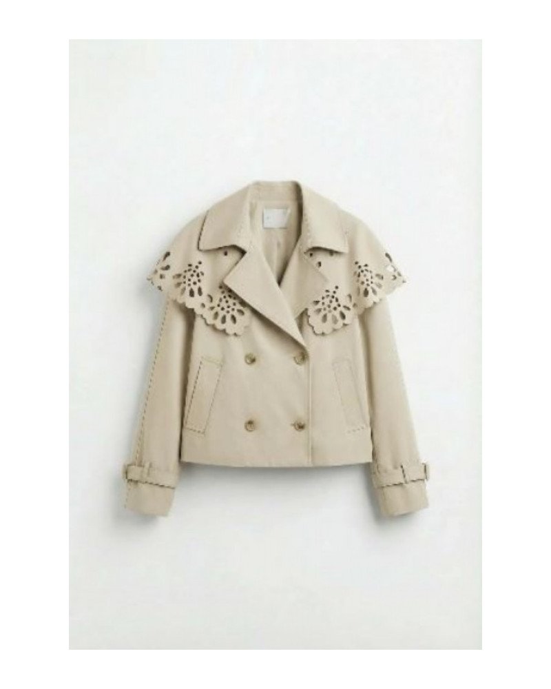 Trench court beige
