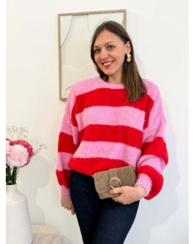 Sac anneau en daim - Taupe