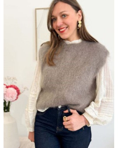 Chemisier bohème broderie