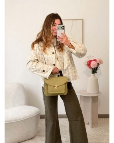 Imper à fleurs - Capuche reversible