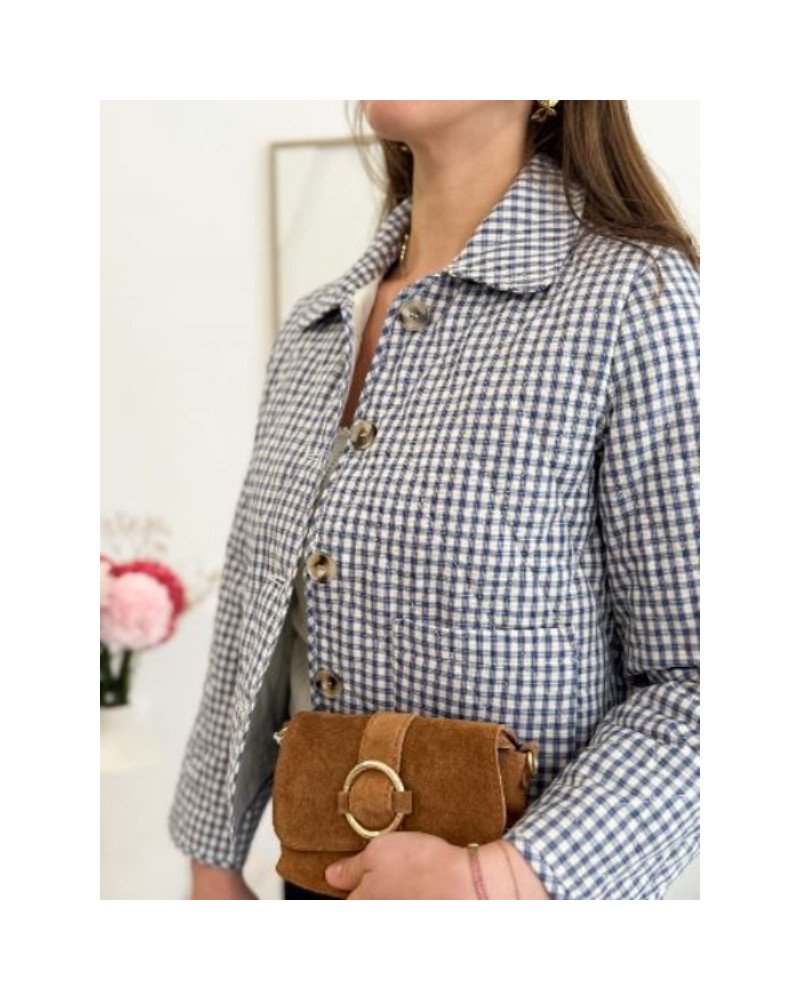 Sac en daim anneau - Camel