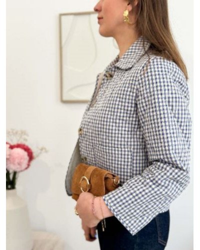 Sac en daim anneau - Camel