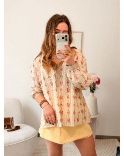 Blouse fleurie - Vintage