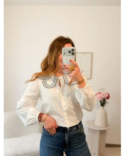 Chemisier col claudine