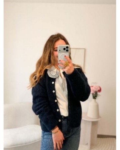 Chemisier col claudine