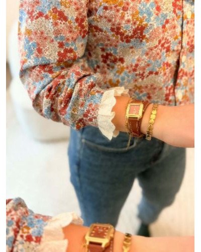 Chemisier dentelle style liberty