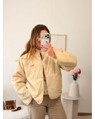 Veste reversible beige