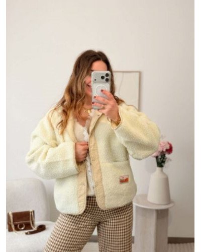 Veste reversible beige