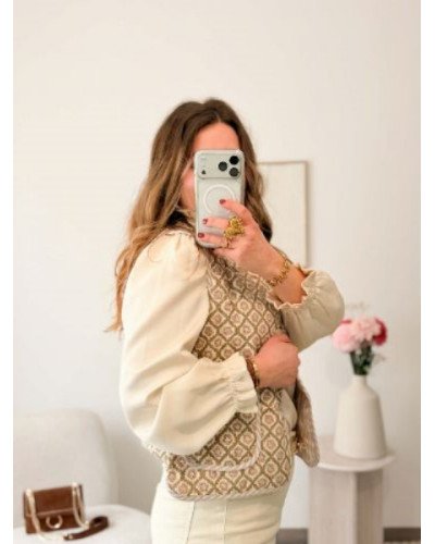 Veste sans manche bohème