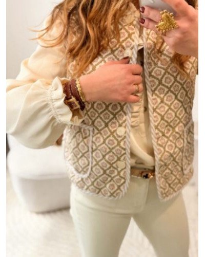 Veste sans manche bohème