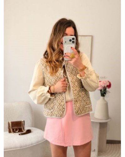 Veste sans manche bohème