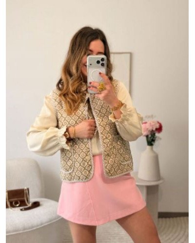 Veste sans manche bohème