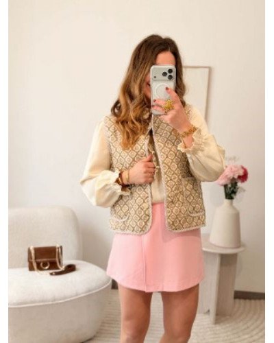 Veste sans manche bohème